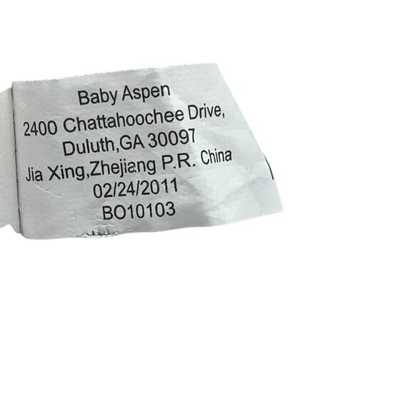 Mr Sock T Pus Octopus Plush Lovey Rattle Crinkle Toy Polka Dots Baby Aspen 7"x15 - Picture 6 of 8